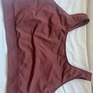 Auden Women's Bra in Burgundy